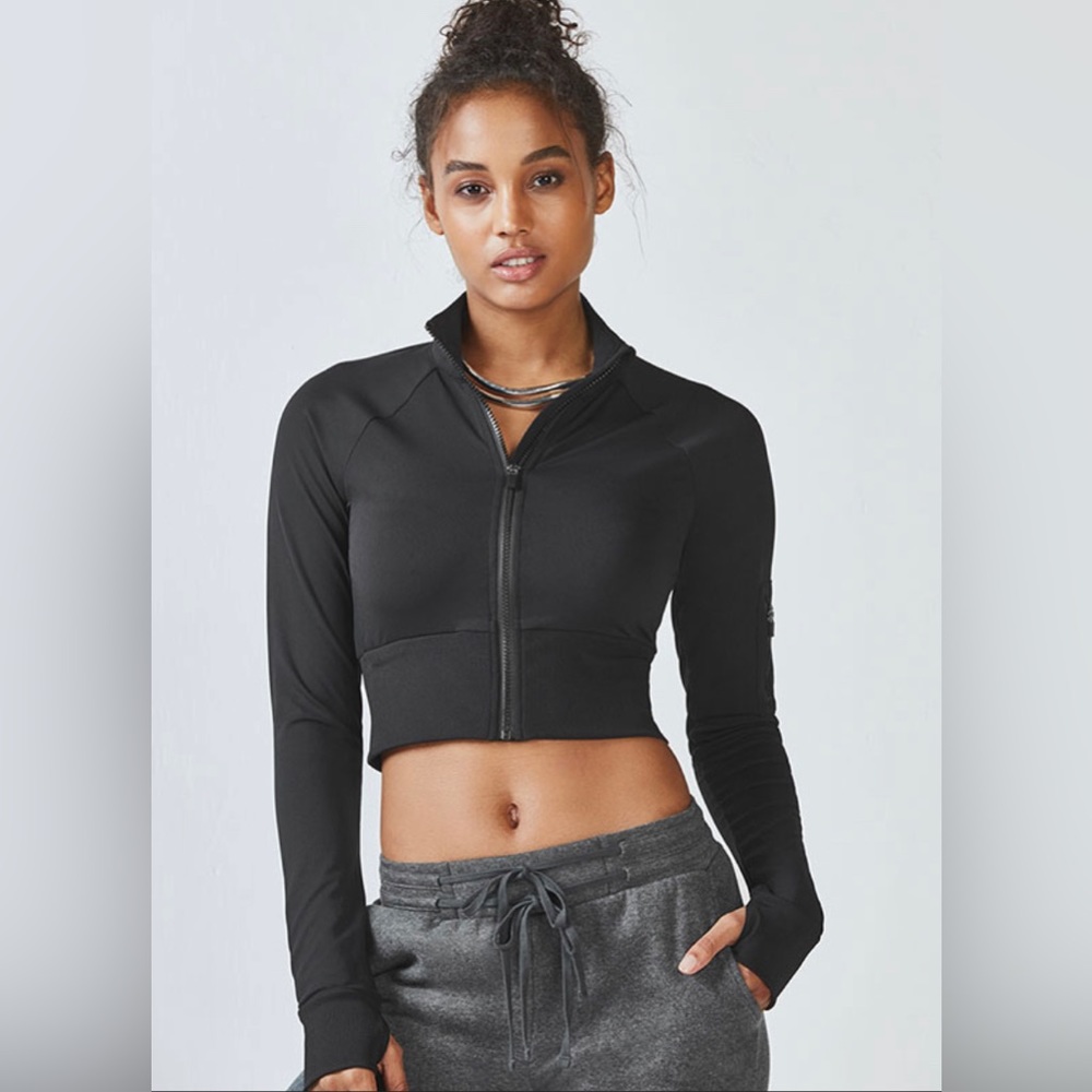 Fabletics Paulina Midi Jacket. Black. Small.